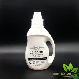 [TRỢ GIÁ] Nước rửa tay hữu cơ dạng bọt an toàn Ecocare hương quế 1 Lít