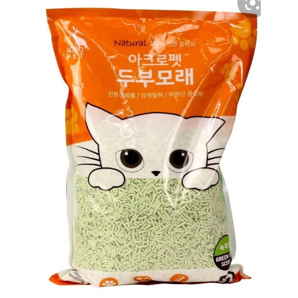 Cát đậu nành - Cát vệ sinh mèo Acro Pet 5L 2.2kg