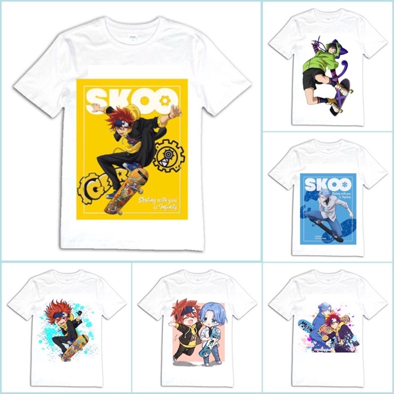 áo cộc tay anime SK8 The Infinity / áo thun anime SK8 vô  cực