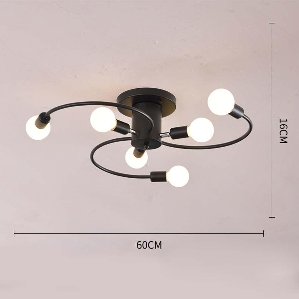 Đèn Chùm 6 Đầu Thiết Kế Đơn Giản Trang Trí Phòng Ngủ