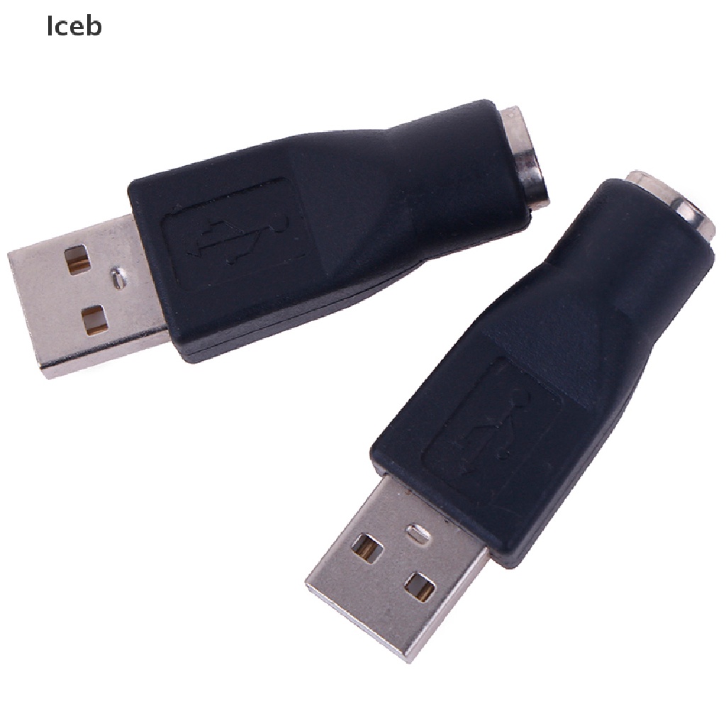 Bộ 2 Đầu Chuyển Đổi PS / 2 Male Sang USB Female
