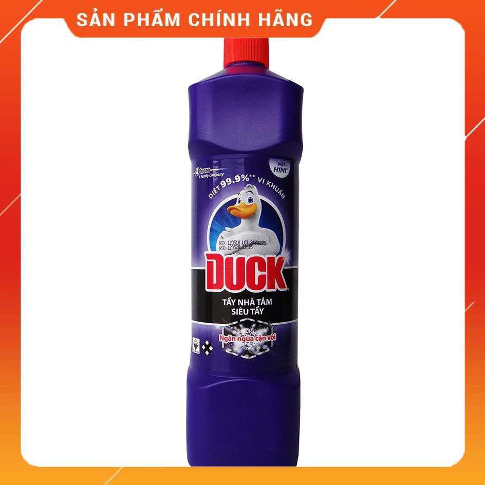 -SIÊU SẠCH +Nước tẩy nhà tắm Duck Mr Muscle chai 900ml