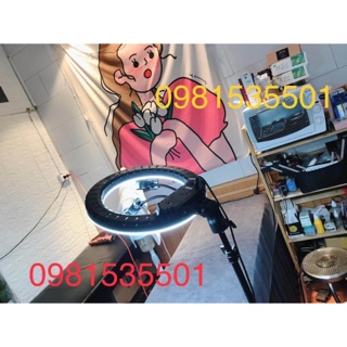 đèn livestream bán hàng, Đèn led phun săm spa  có 3 kẹp đt sáng mạnh đẹp