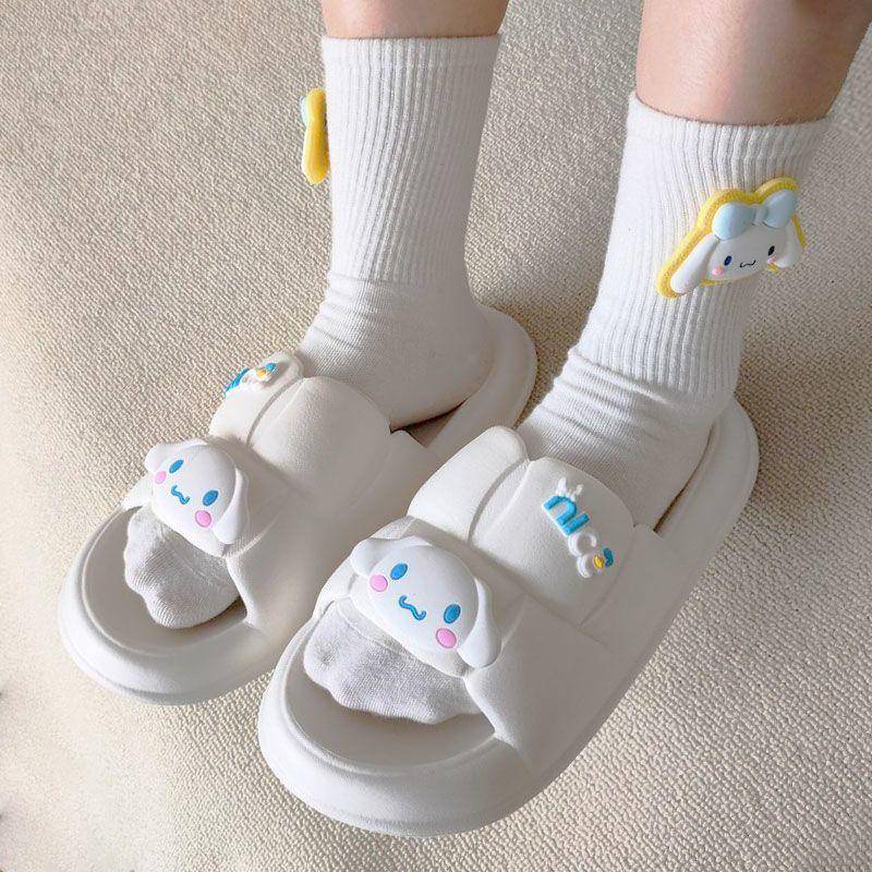 Hàng Có Sẵn Dép Đi Trong Nhà Đế Dày Phân Tầng In Hình Chú Chó Cinnamon Dễ Thương Thời Trang Mùa Hè Dành Cho Bạn Nữ