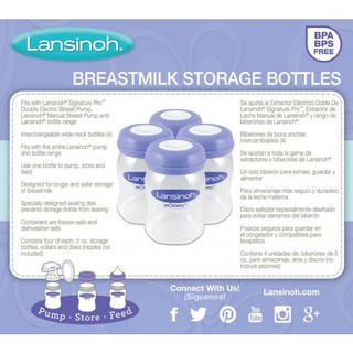 Bình trữ sữa Lansinoh 160ml