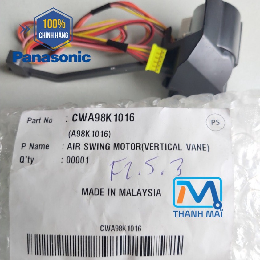 [Mã ELHA22 giảm 5% đơn 300K] motor đảo gió máy lạnh Panasonic model CS-C9NKH-8