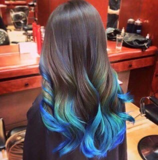 Màu Tóc Chibas Blue xanh thái bình dương