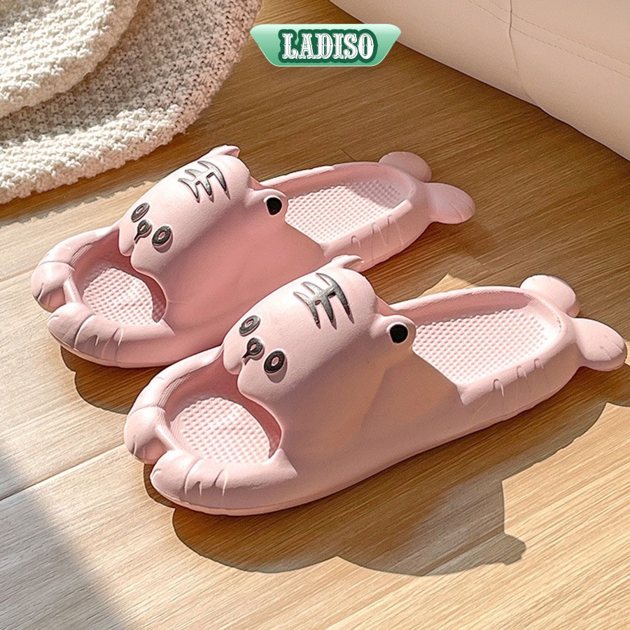 Dép nữ quai ngang SIÊU NHẸ siêu êm kiểu mới siêu hot dùng để đi trong nhà ngoài trời du lịch  LADISO TT384