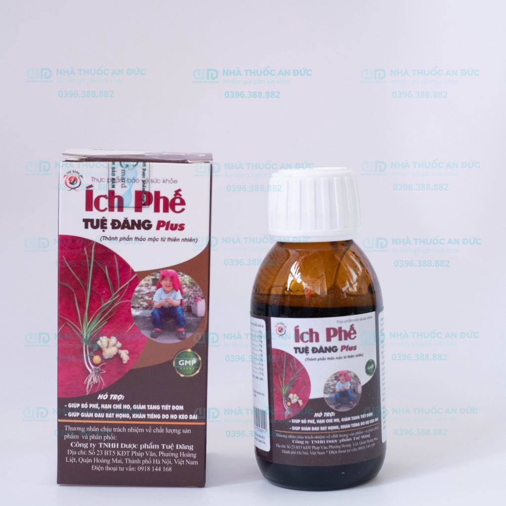 Siro Bổ Phế, Siro Ho Ích Phế Tuệ Đăng Plus - 80mL - Nhà thuốc An Đức