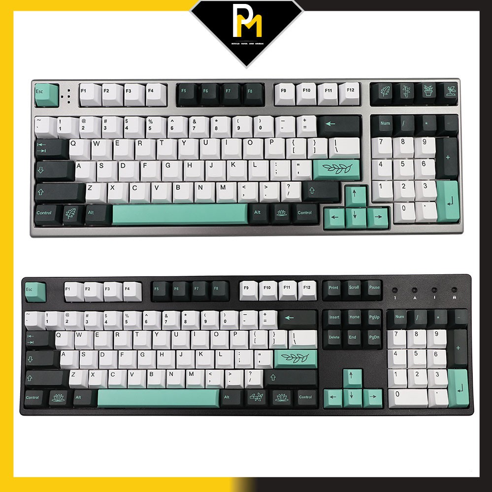 Keycap PBT Garden in 5 mặt sublimation cao cấp 137 phím của PCmaster