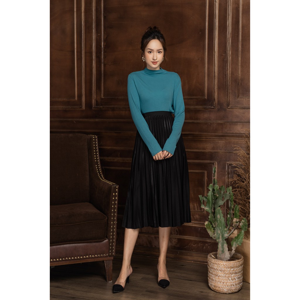 KOKA Áo kiểu cổ ba phân 51302