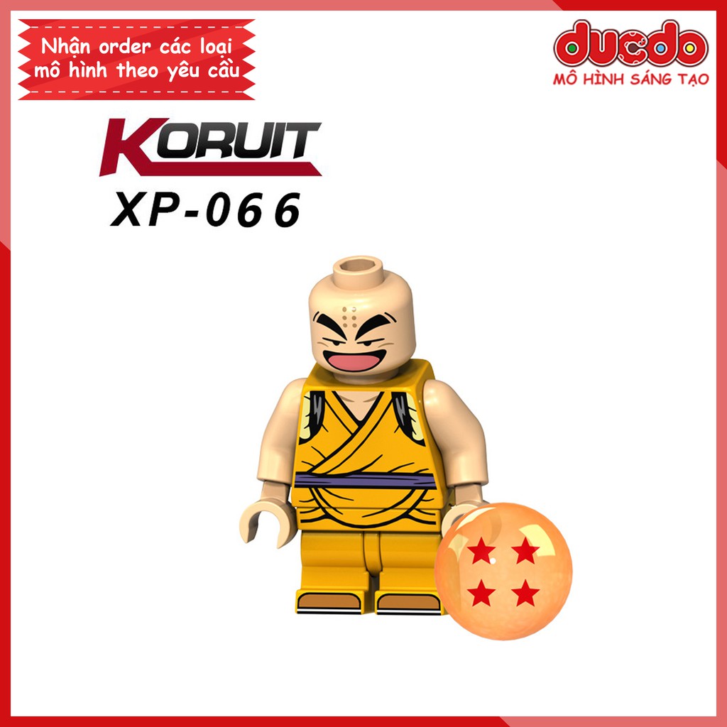 Minifigures các nhân vật 7 viên ngọc rồng mới nhất - Đồ chơi Lắp ghép Mini Mô hình Dragon Ball Goku Koruit KT1009