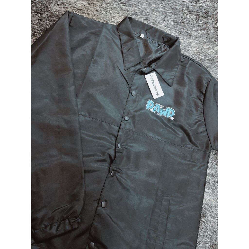 ÁO KHOÁC KAKI NÚT BẤM/ ÁO JACKET ĐEN IN HÌNH RAWR XƯƠNG,FREESHIP,LOCAL BRAND HÀNG VNXK 2 LỚP CHÓNG NẮNG,1993CLOTHINGG
