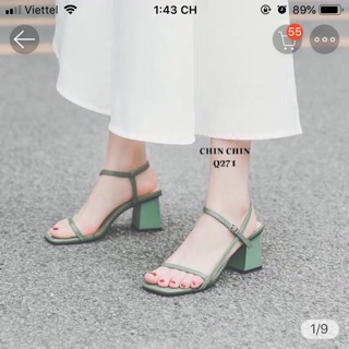 Sandal chin chin quai mảnh 5p