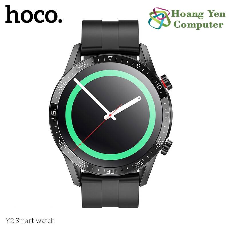 Đồng Hồ Thông Minh Smart Watch Hoco Y2 (Màn hình cảm ứng, Nghe gọi, Theo dõi sức khỏe) - BH 12 Tháng Chính Hãng