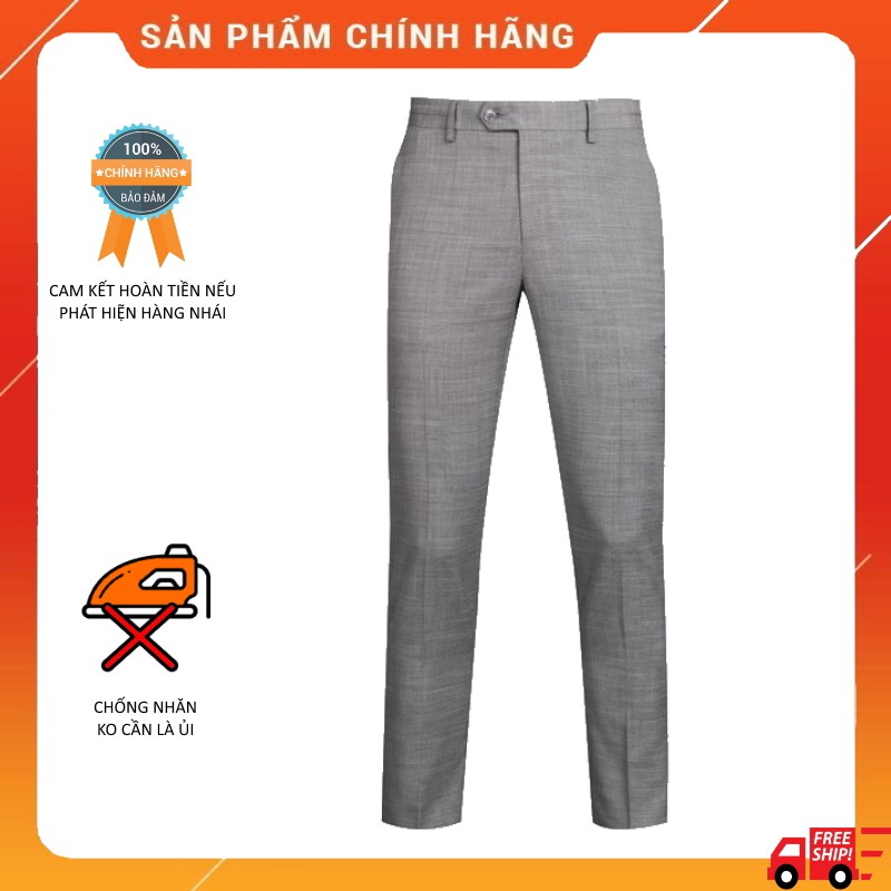 [SIZE 35] Quần âu nam Owen màu xám dáng Slimfit màu xám 20519