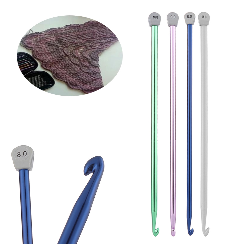 Lanfy Móc kim đan len bằng nhôm kích thước 2.5mm-11mm chất lượng cao
