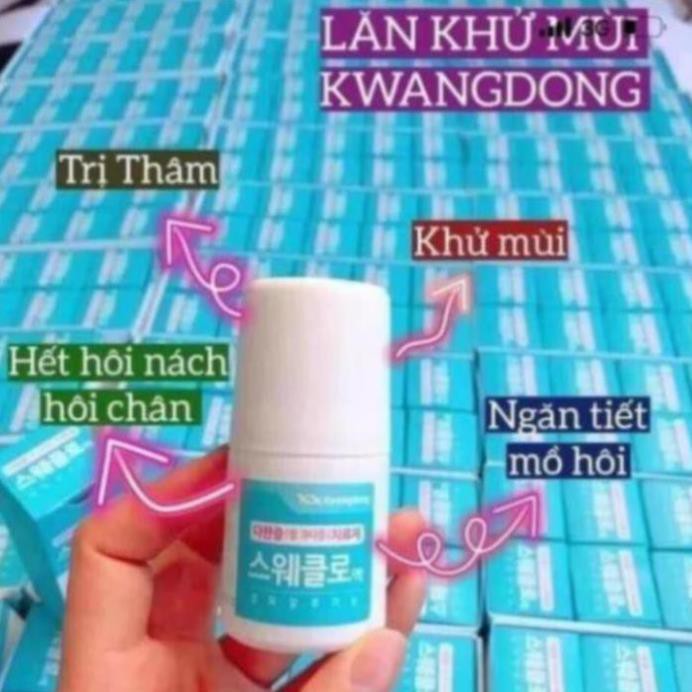 [Chính Hãng] Lăn Khử Mùi Kwangdong Sweatclor 30ml, Ngăn Tiết Mồ Hôi Hiệu Quả, Giảm Thâm Nách, Khử Mùi Hôi Hiệu Quả