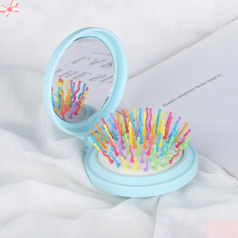 Gương Lược Mini Gấp Gọn Bỏ Túi Tiện Dụng | Chenglovehairs YR