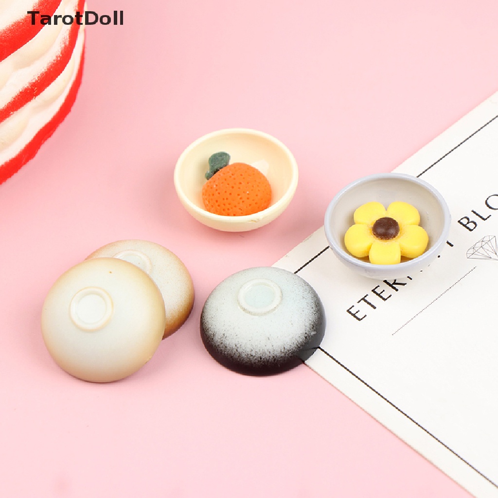 Bộ 10 Chén Dĩa Đồ Chơi Tỷ Lệ 1 / 12 Cho Nhà Búp Bê
