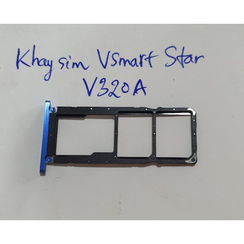 Khay sim V320A - Vsmart Star màu xanh