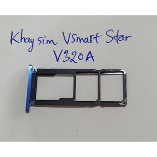 Khay sim v320a - vsmart star màu xanh
