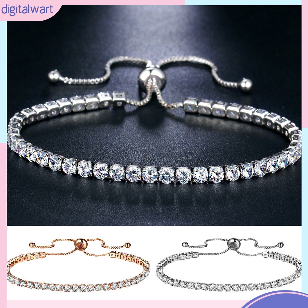 Vòng Đeo Tay Đính Đá Phong Cách Sang Trọng Thanh Lịch Dành Cho Nữ