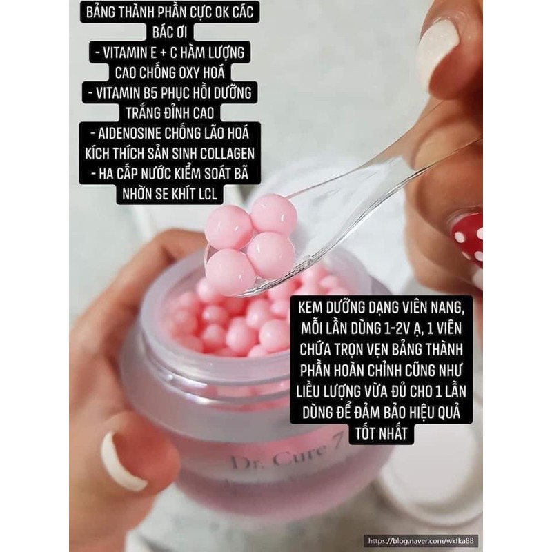Kem Dưỡng Trắng Chống Lão Hoá Dr Cure 7 Teardrop