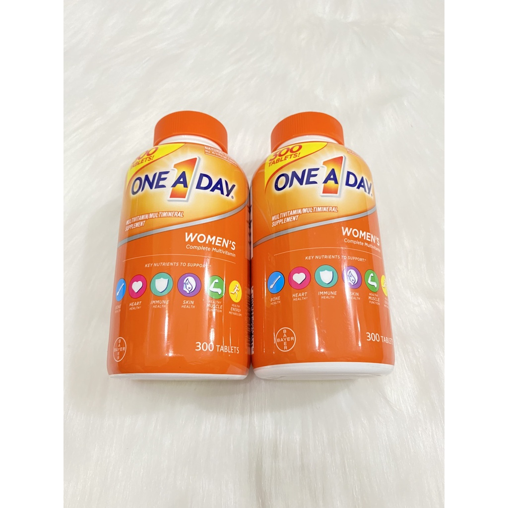 Viên Uống Vitamin Tổng Hợp One A Day Womens Dưới 50 tuổi 300 Viên
