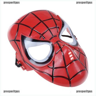 (prosperityus) 1 Mặt Nạ Siêu Anh Hùng Avengers Spiderman Iron Man
