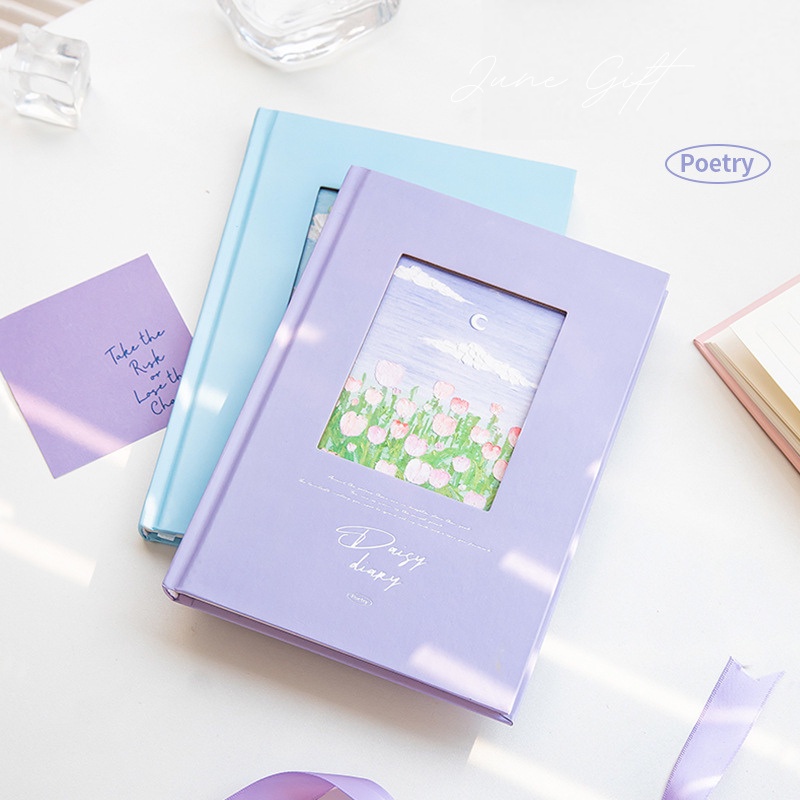 Sổ Nhật Ký Bullet Journal Màu Pastel Flower Diary