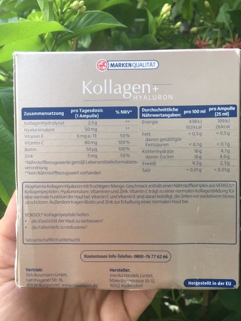 Kollagen hàng đức