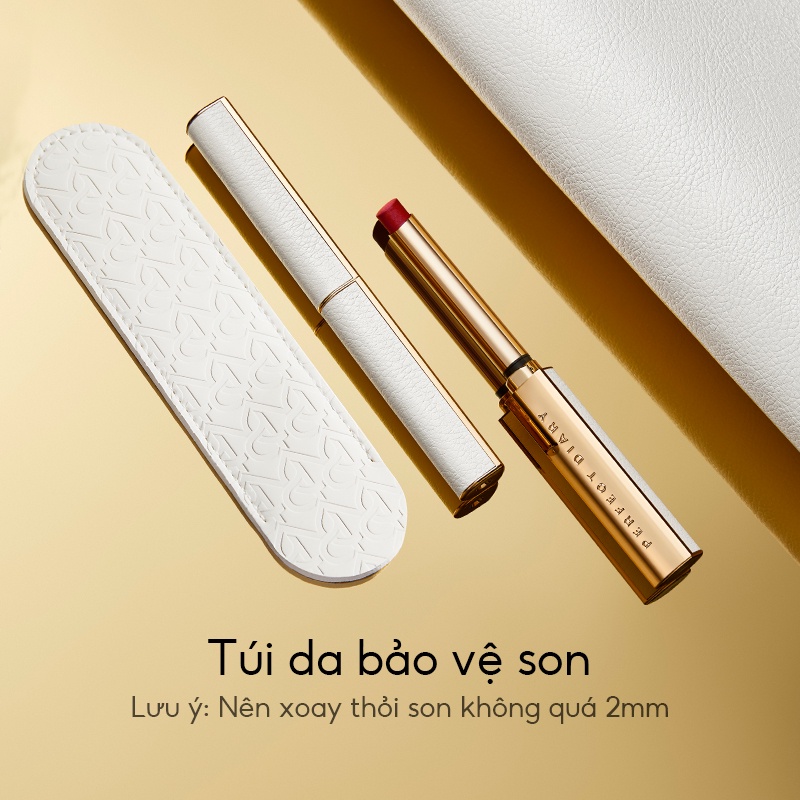 Bộ Son Môi 0.8g Nhung Lì Độ lên màu Cao Phiên Bản Mùa Đông + Bảng Phấn Mắt 12 màu 14g Perfect Diary