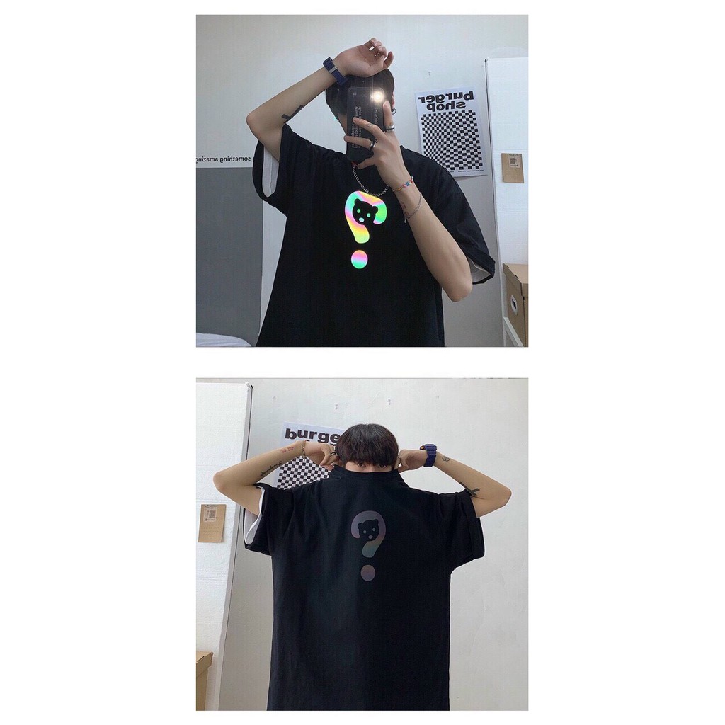 RODI Áo thun tici phản quang dấu chấm hỏi, áo thun phản quang nam nữ TCPQ106 | BigBuy360 - bigbuy360.vn