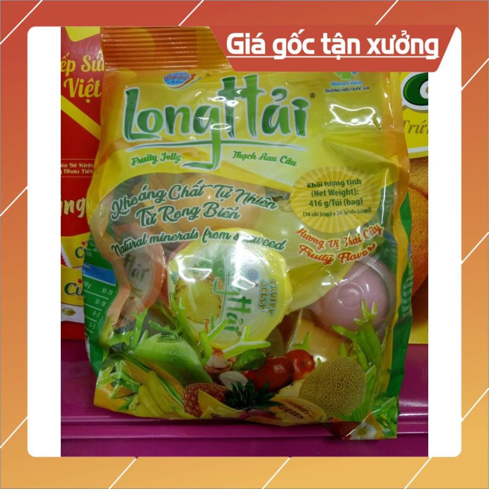 [ICLN9 giảm 5K cho đơn hàng 50k] Thạch Rau Câu Long Hải Gói 416g/910g Đủ Loại