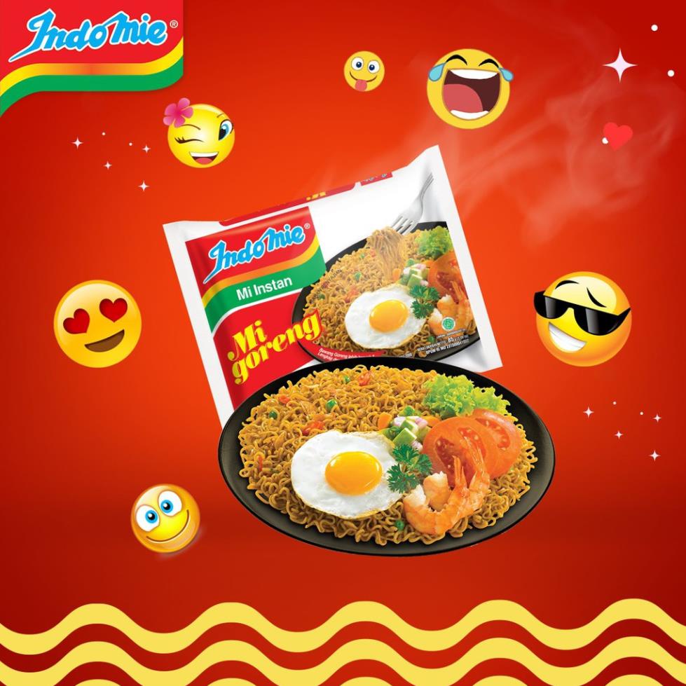 [HCM] Mì xào khô / Mì Trộn Indomie Mi Goreng Ngon số 1 Thế Giới (Đủ Vị)