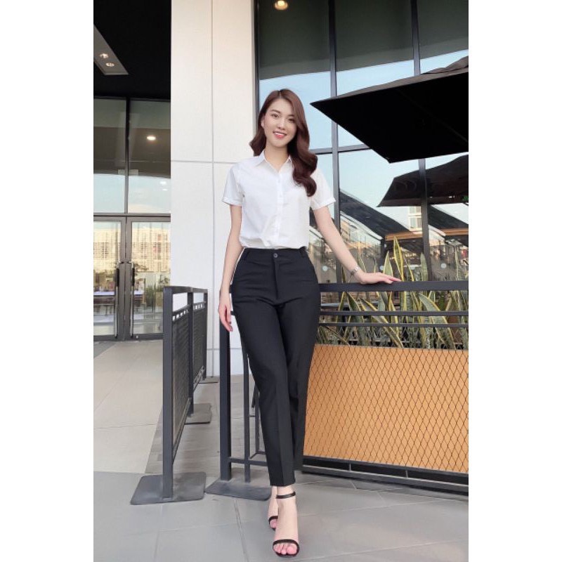 [rẻ_đẹp] 1007 áo sơ mi tay cộc ko túi xinh xin mịn | BigBuy360 - bigbuy360.vn