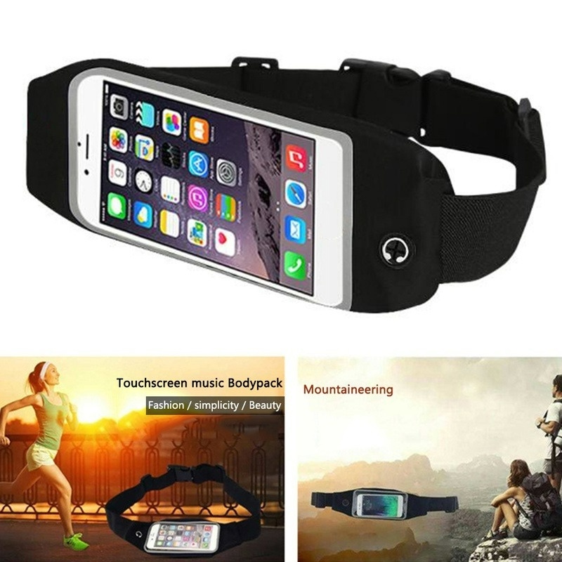 Túi Đựng Điện Thoại Đeo Hông Thể Thao Chống Nước Màn Hình Cảm Ứng Cho Nam Nữ