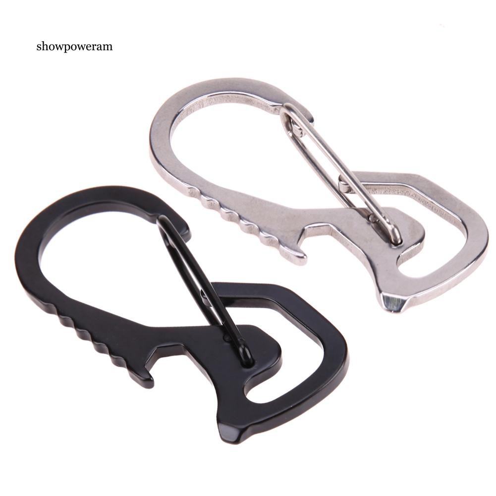 Móc khóa tích hợp dụng cụ mở nắp chai đa năng