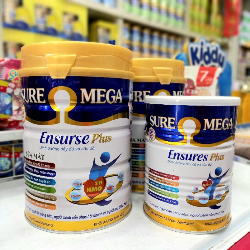 Sữa bột EnsuresPlus lon 900gr