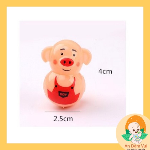 Lật đật mini đồ chơi trẻ em, đồ chơi lật đật cho bé trai bé gái lắc lư siêu đáng yêu SAMIKIDS