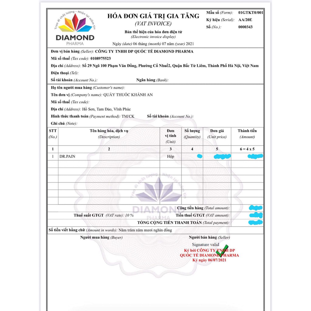 Miếng dán giảm đau Dr Pain - hộp 50 miếng