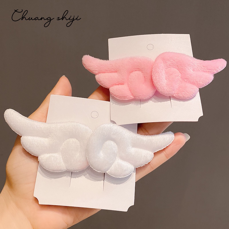 Kẹp tóc hình cánh thiên thần dễ thương cho bé gái