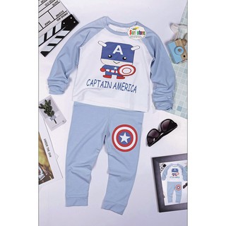 Bộ Thun dài tay hình ChiBi Siêu Nhân