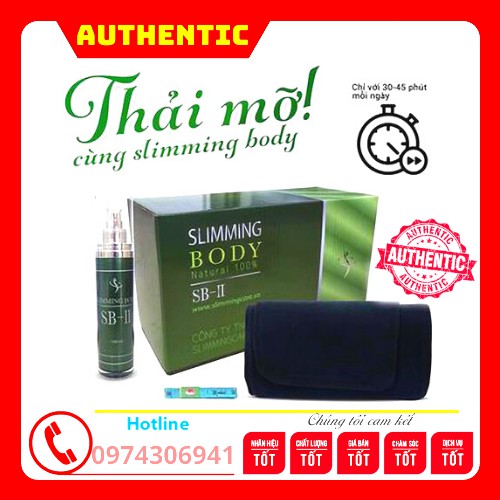 Bộ đai ủ nóng Slimming Body 2 SB2 - Đánh bay mỡ thừa (cam kết chính hãng 100%)