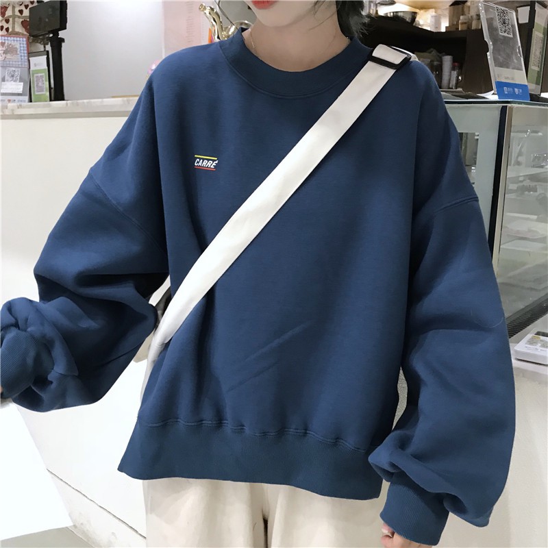 Áo nỉ dáng rộng