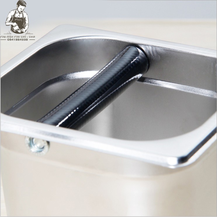 Hộp Đập, Đựng Bã Cà Phê Inox 304