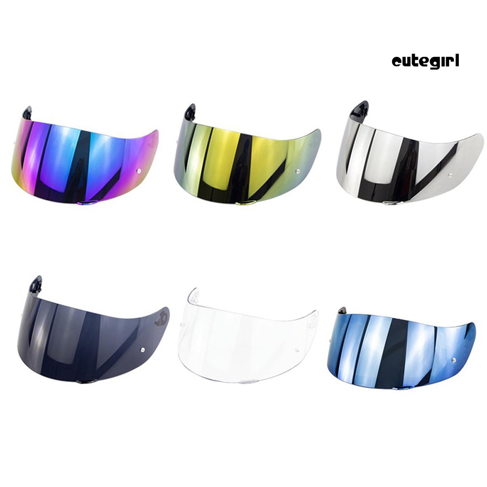 CUTE_Motorcycle Full Face Helmet Goggles Lens Visor with Pin Lock for AGV K1 K3SV K5