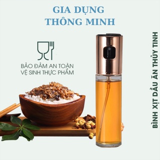 [Hàng Có Sẵn] Bình Xịt Dầu Ăn Thuỷ Tinh 100ml_Hàng Loại 1