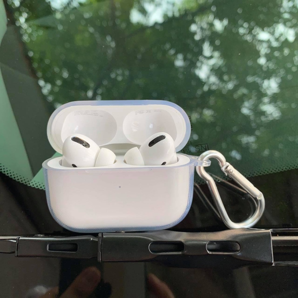 Case airpods trong suốt ,ốp airpods chất liệu Silicon đựng tai nghe không dây cho tai nghe 1 2 3 pro i12 pro4